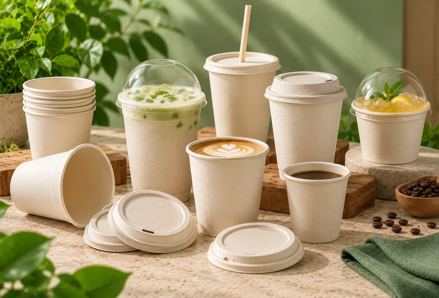 Cups & Fibre Lids
